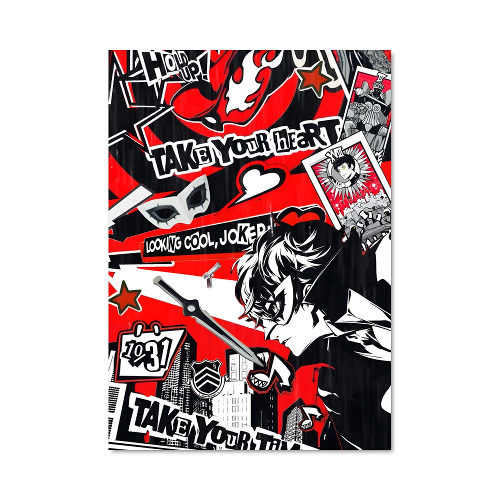 Poster Graffiti des Voleurs